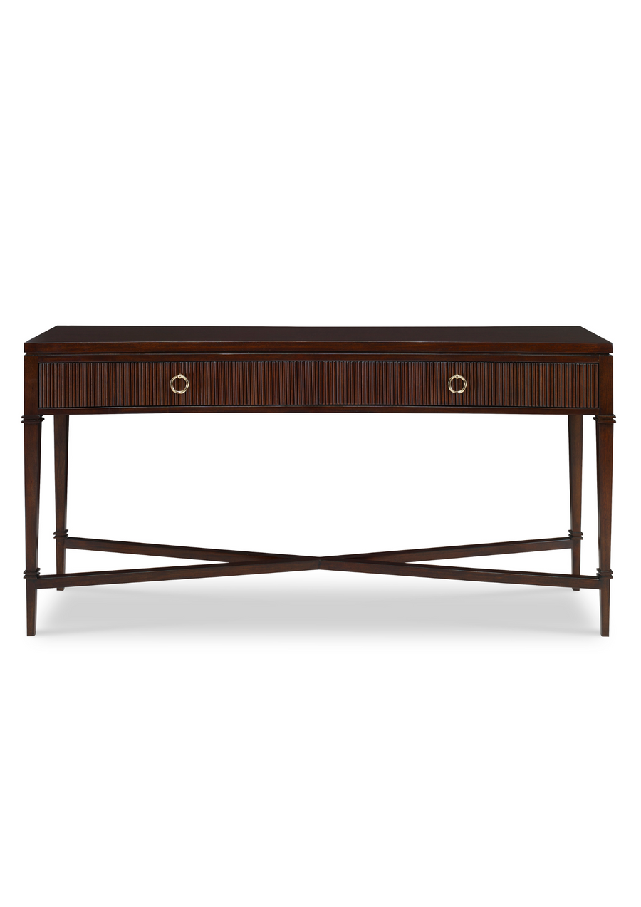 Reeded Console Table