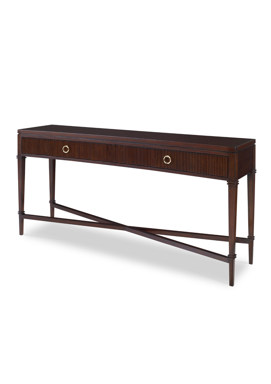 Reeded Console Table