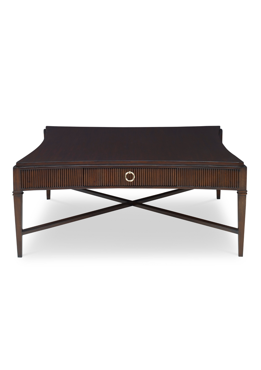 Reeded Cocktail Table