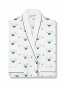 Lily Of The Valley Silk Dressing Gown