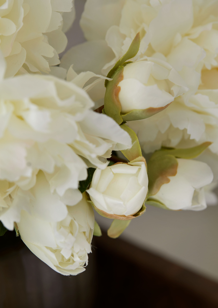 White Peony Bouquet - Small
