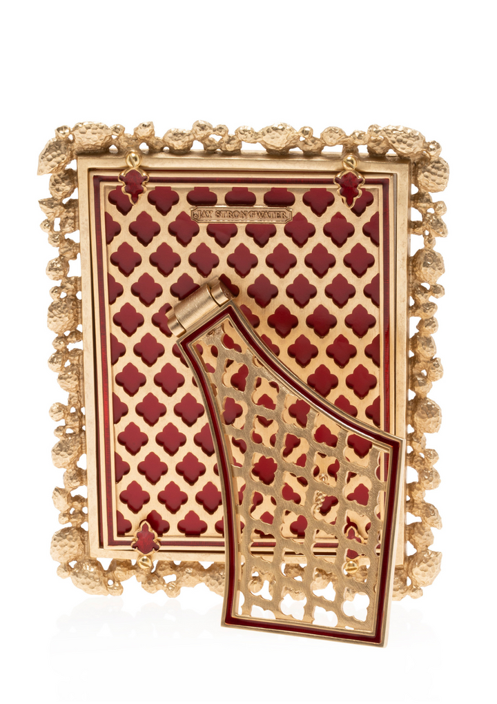 Leslie Bejeweled 5" x 7" Frame - Ruby