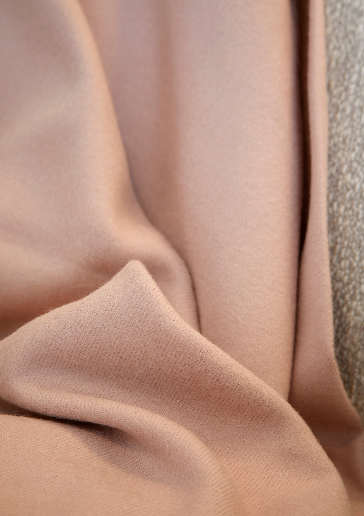 Bryant Alpaca Throw - Pink