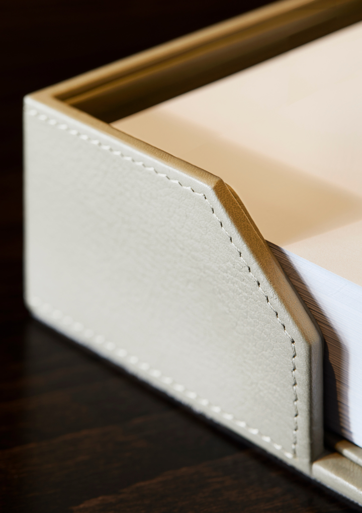 Adler Leather Memo Pad - Sand