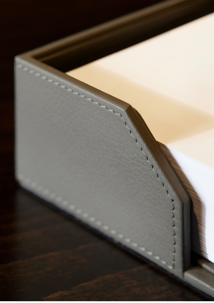Adler Leather Memo Pad - Smoke