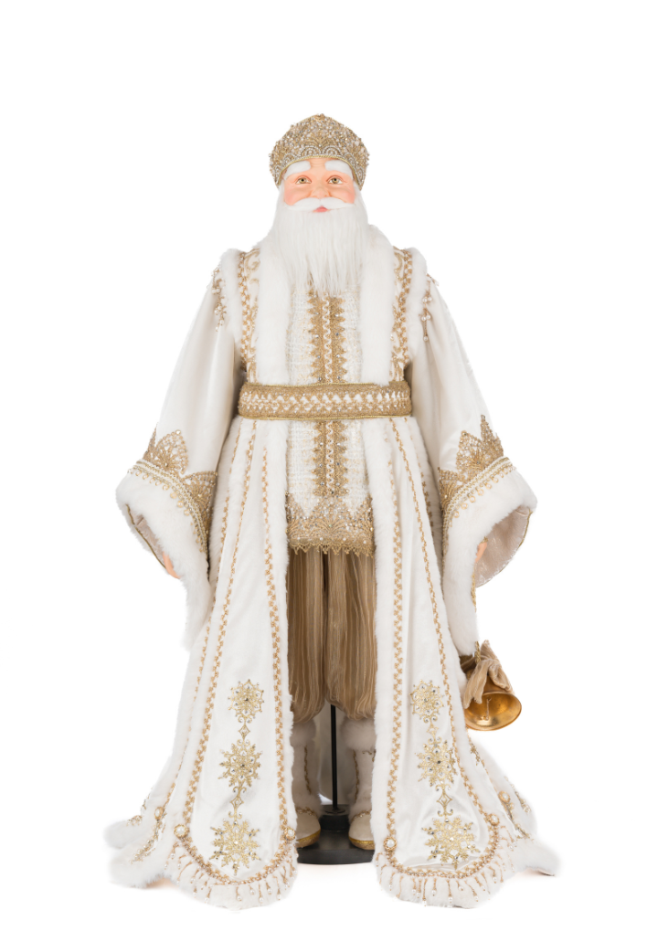Golden Leaf Santa Doll
