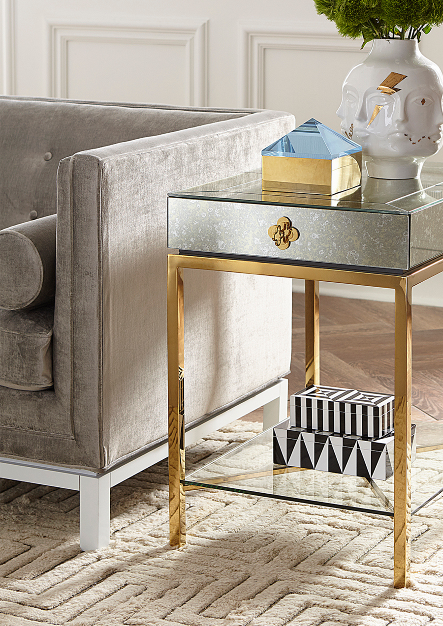 Delphine Tall Side Table