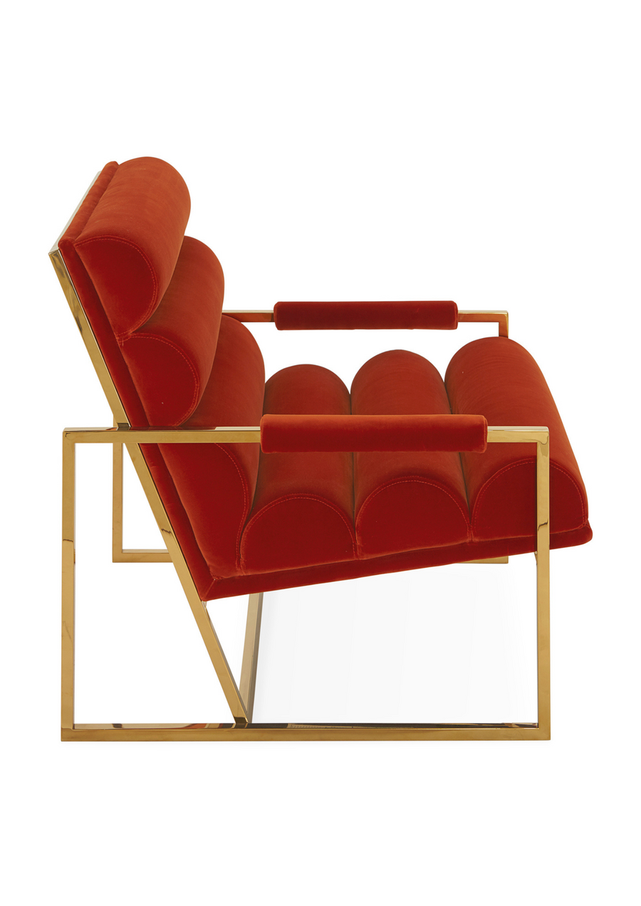 Channeled Goldfinger Lounge Chair