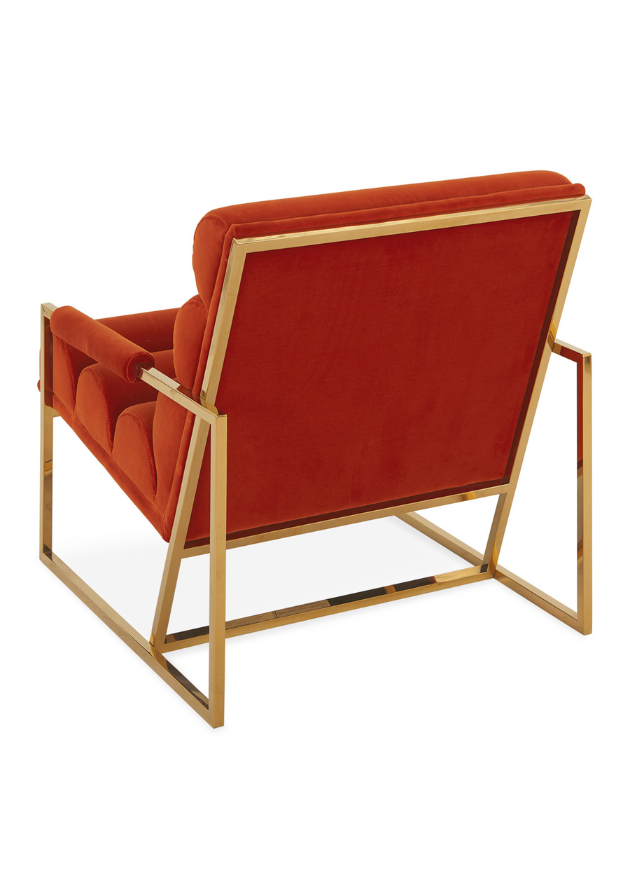 Channeled Goldfinger Lounge Chair