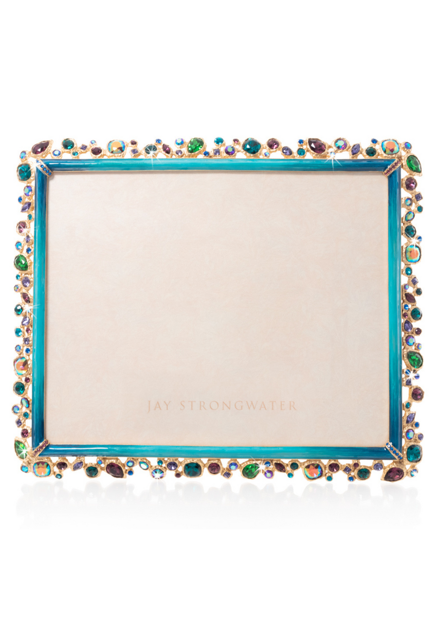 Theo Bejeweled 8" x 10" Frame - Peacock