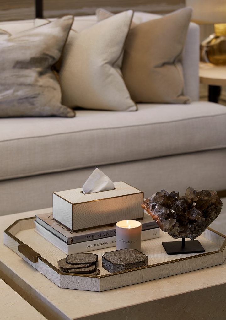 Elemental Square Tray - Ivory