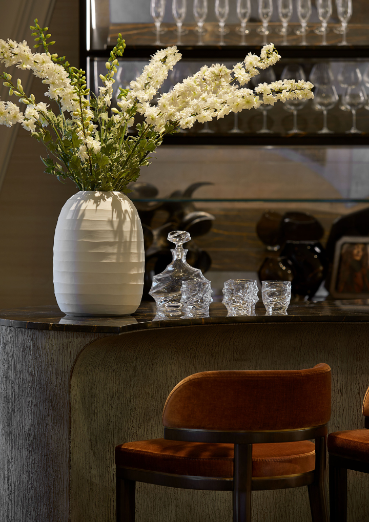 White Delphinium Spray - Large