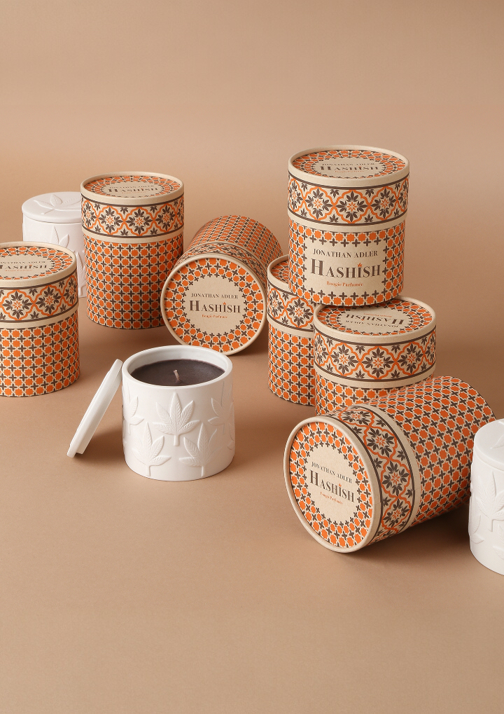 Hashish Ceramic Candle