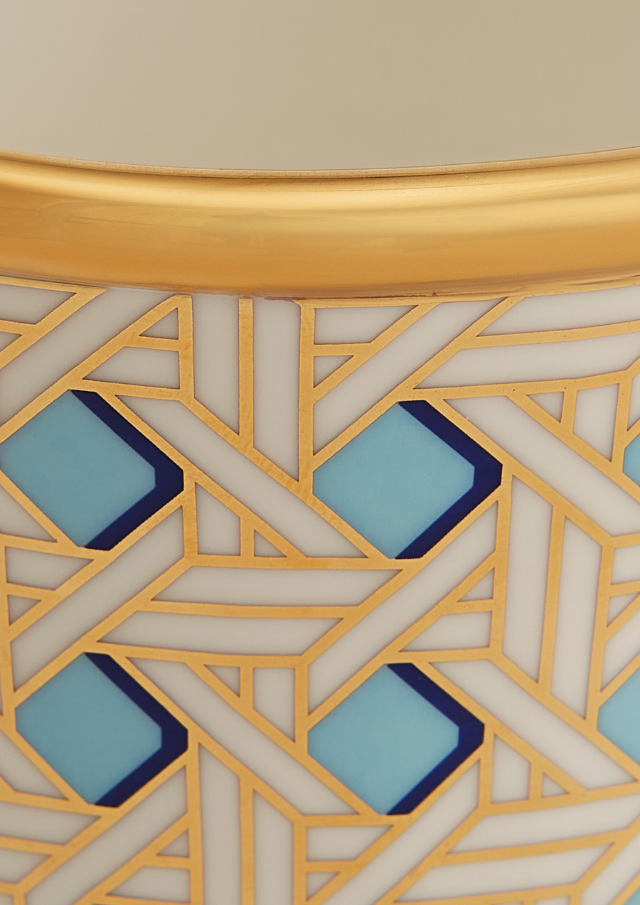 Basketweave Pedestal Bowl