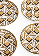 Basketweave Coasters