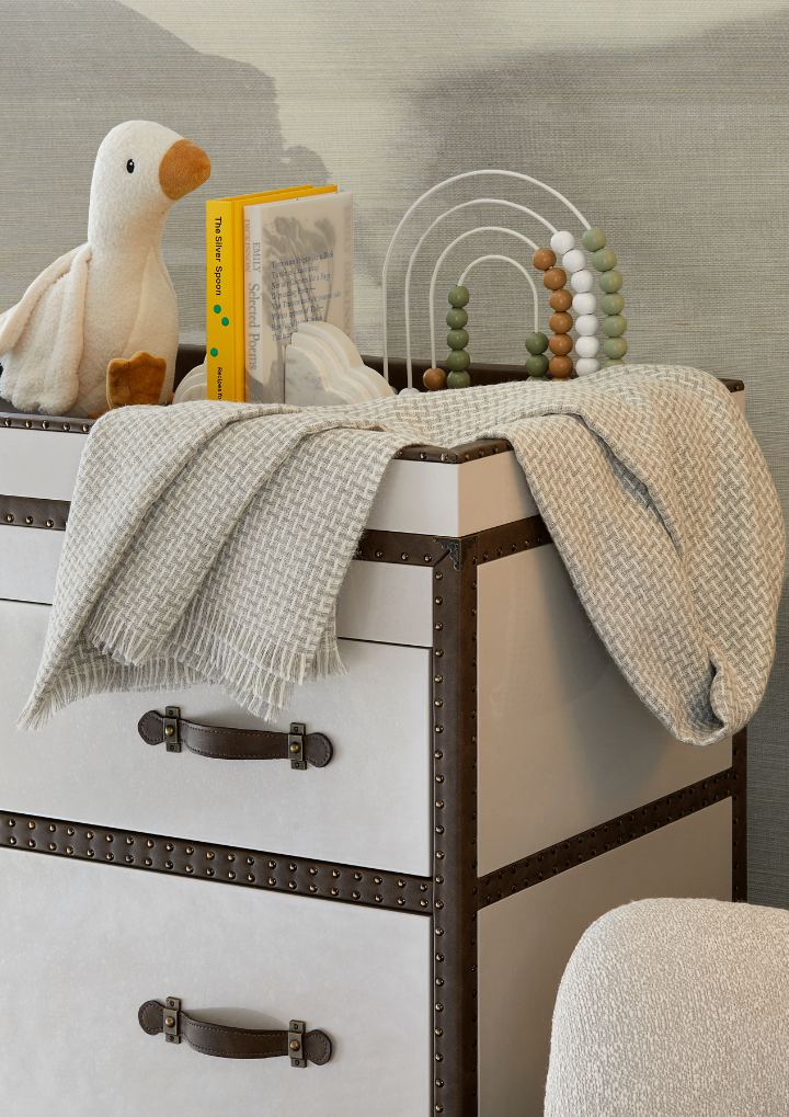 Reeve Alpaca Throw - Light Grey