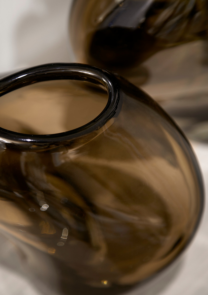 Phoenix Handblown Vase - Bronze