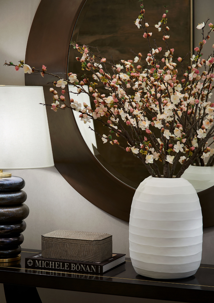 Pink Peach Blossom Spray - Large