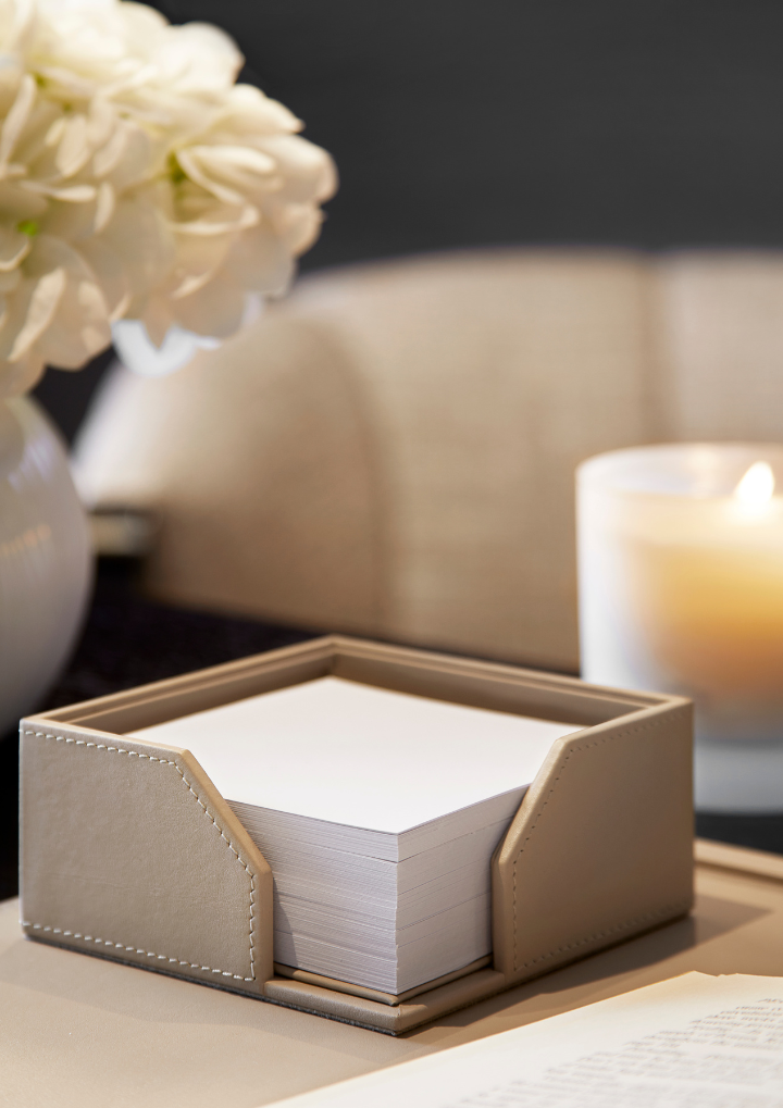 Adler Leather Memo Pad - Sand