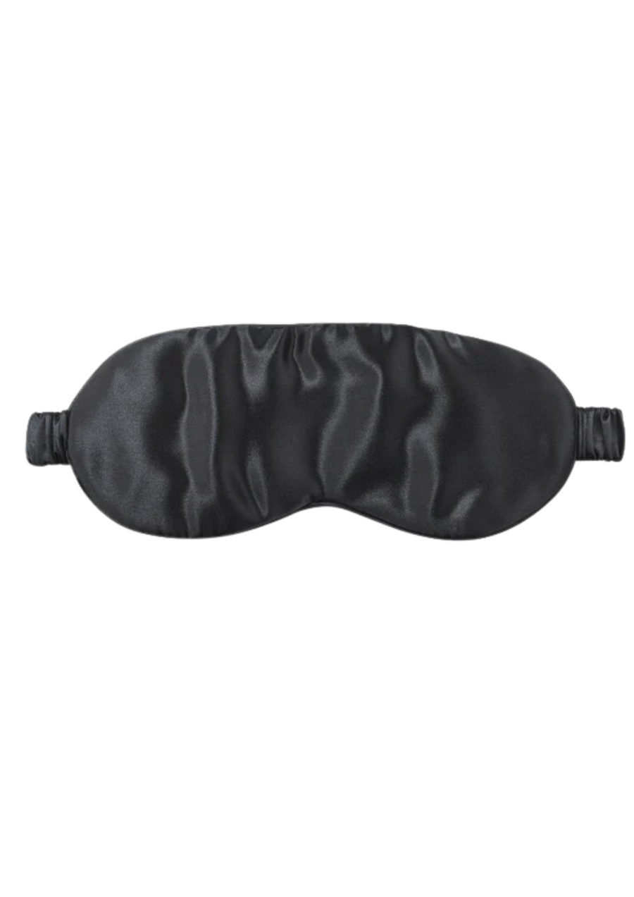 Black Silk Eye Mask