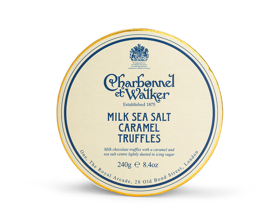 Milk Sea Salt Caramel Chocolate Truffles – double layer