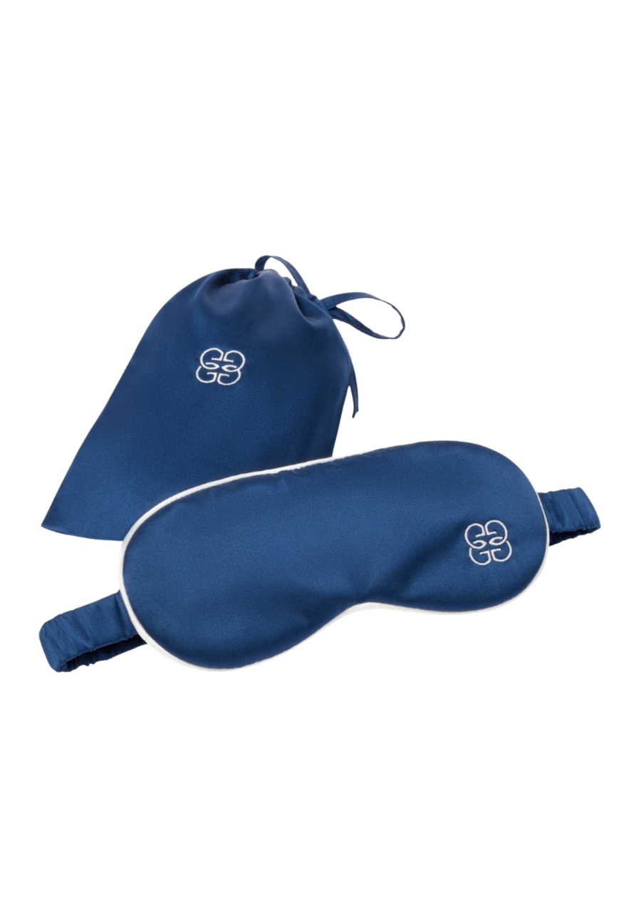 Multi Mulberry Silk Eye Mask and Storage Pouch