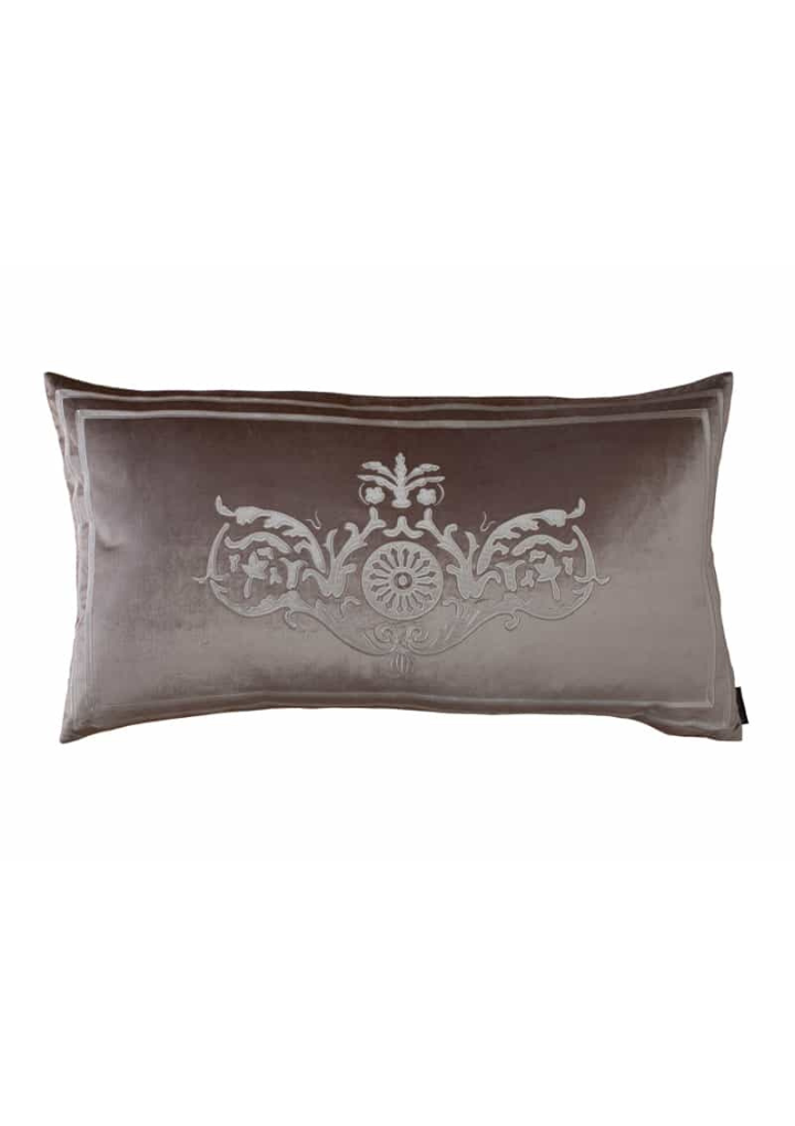 Paris Standard Pillow / Champagne Velvet / Ivory Velvet