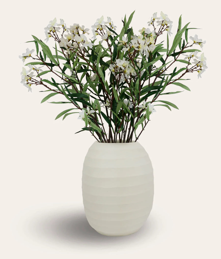 White Dianthus Spray - Large