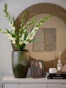 White Gladiolas Spray - Large