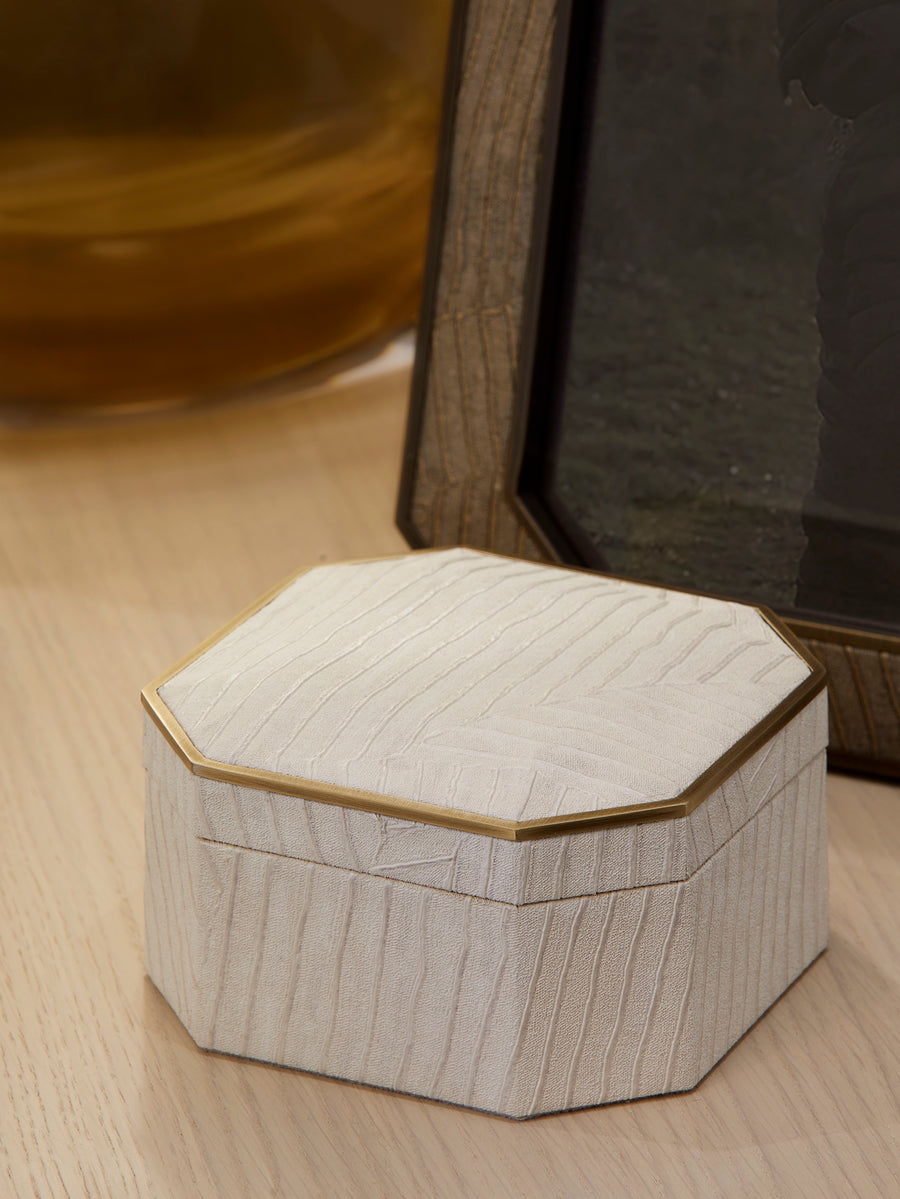 Elemental Accent Box - Ivory