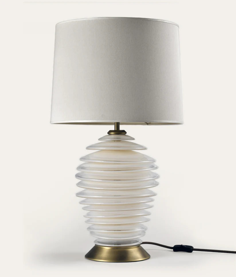 Malik Table Lamp - Ivory