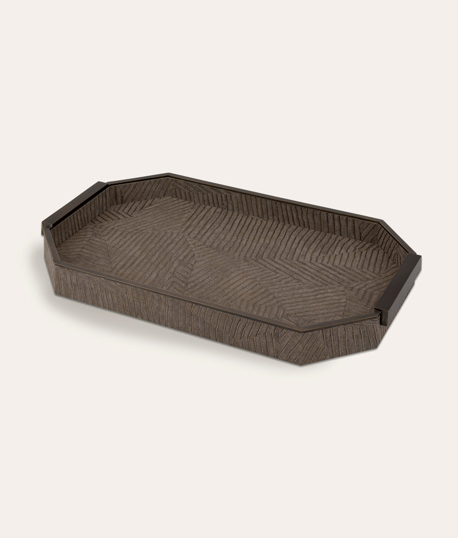 Elemental Rectangular Tray - Bronze