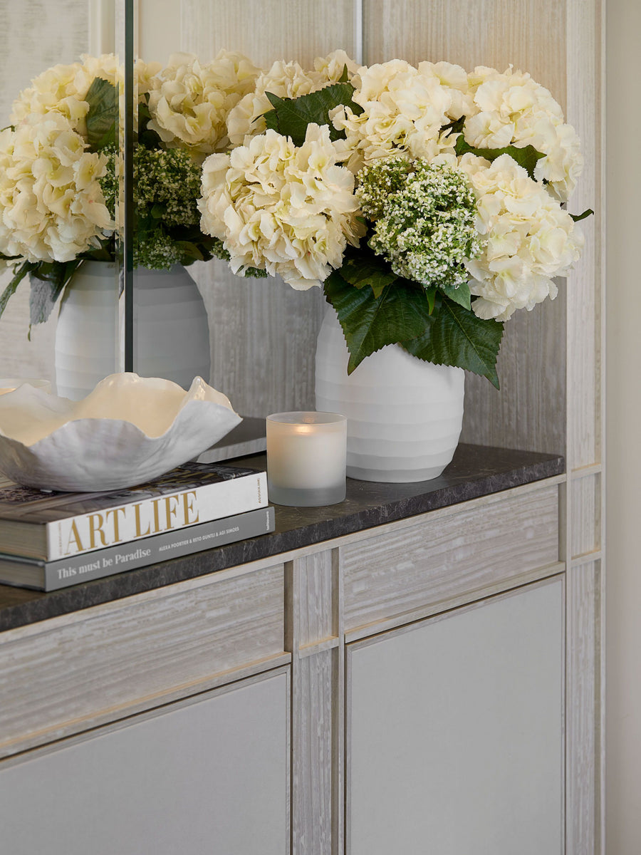 White Hydrangea Bouquet - Medium