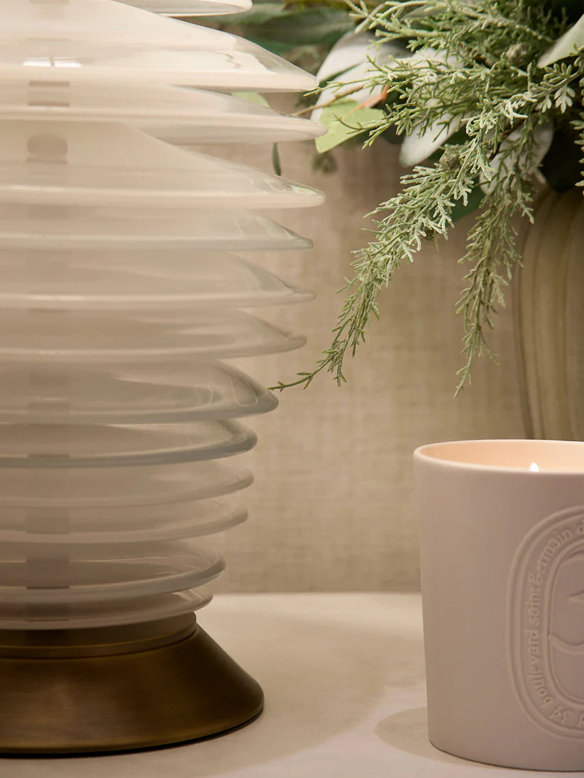 Malik Table Lamp - Ivory