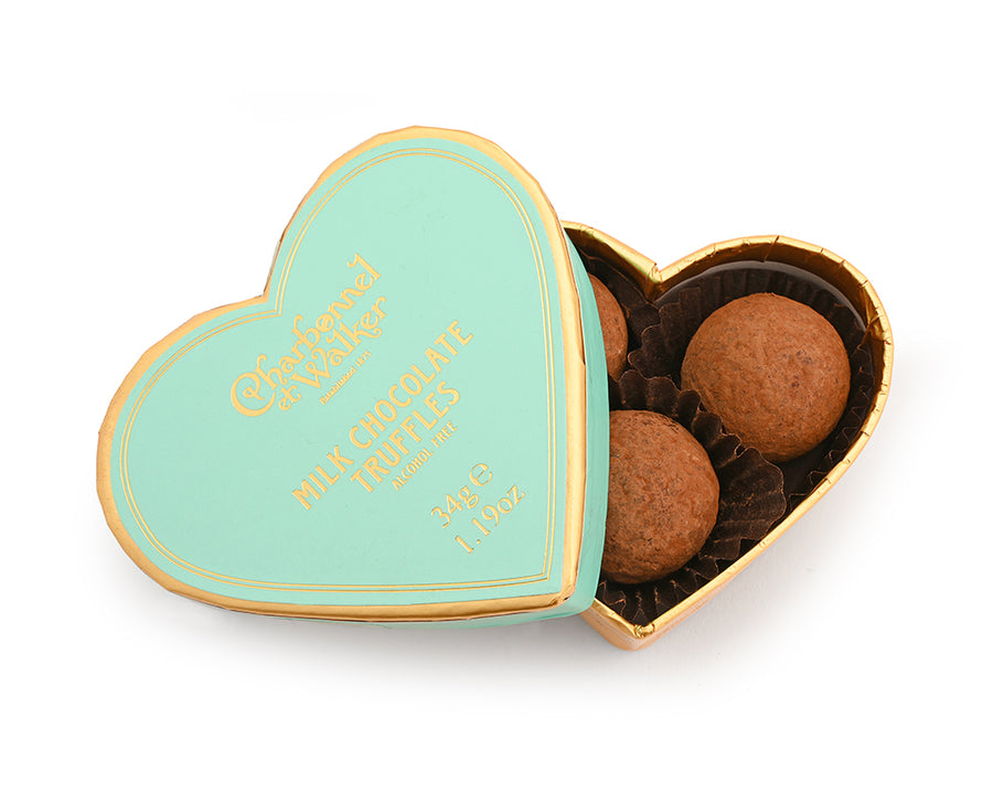 Milk Chocolate Mini Heart – Green