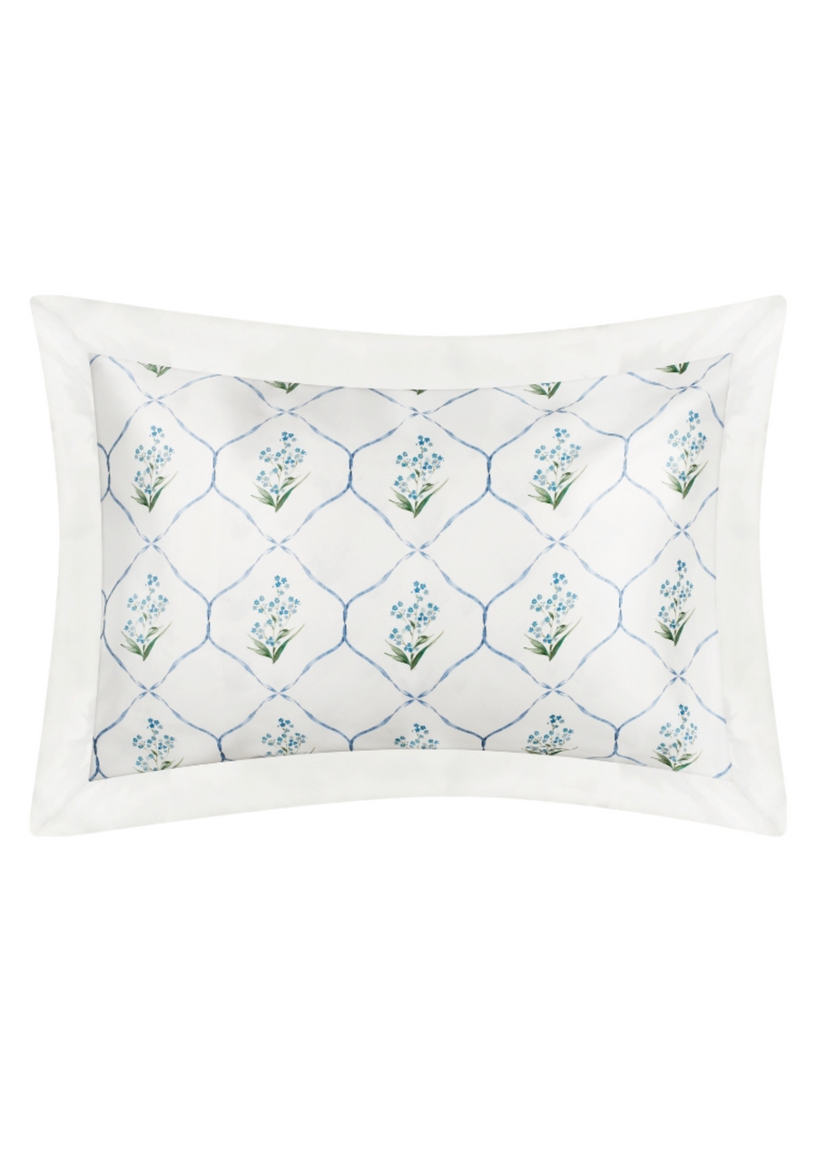 Forget Me Not Silk Pillowcase