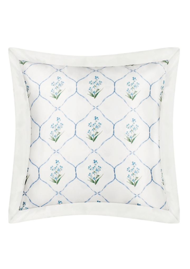 Forget Me Not Silk Pillowcase