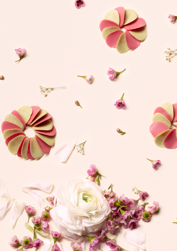 Chocolate Petals and Crystallized Flowers