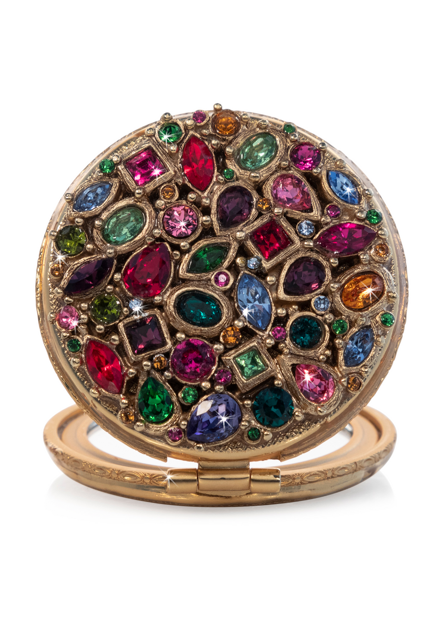 Helena Round Jeweled Compact