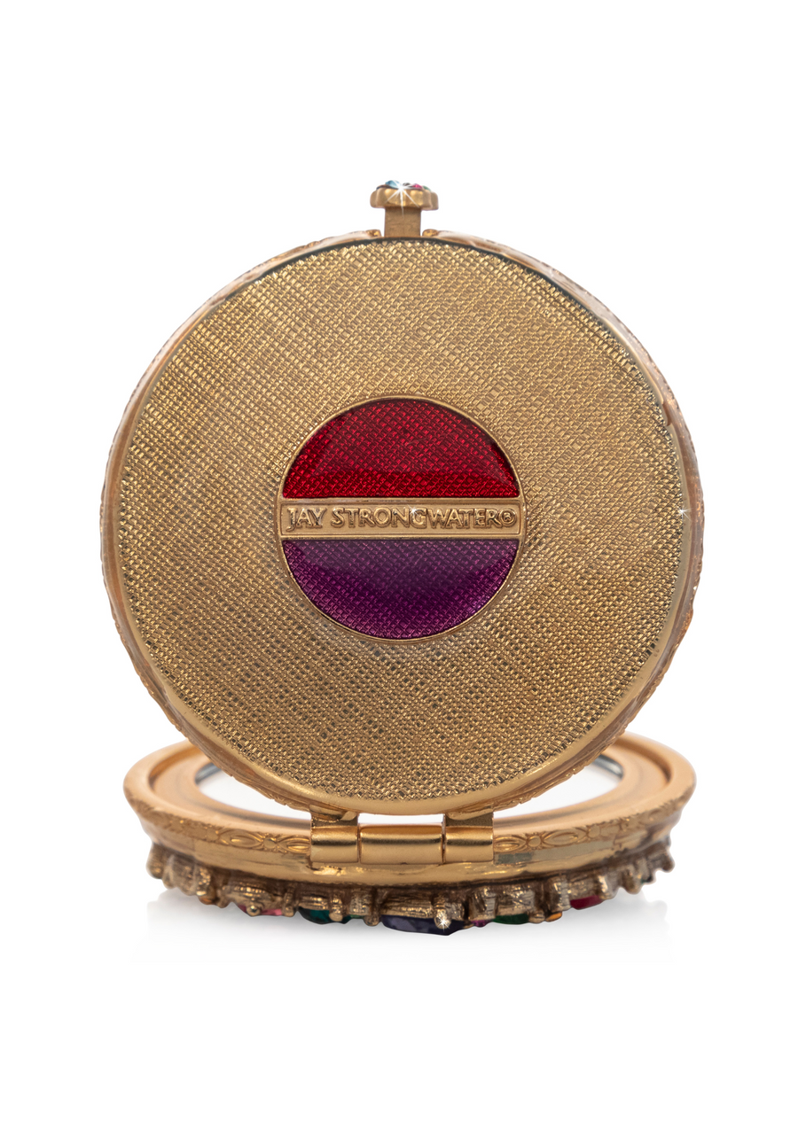Helena Round Jeweled Compact
