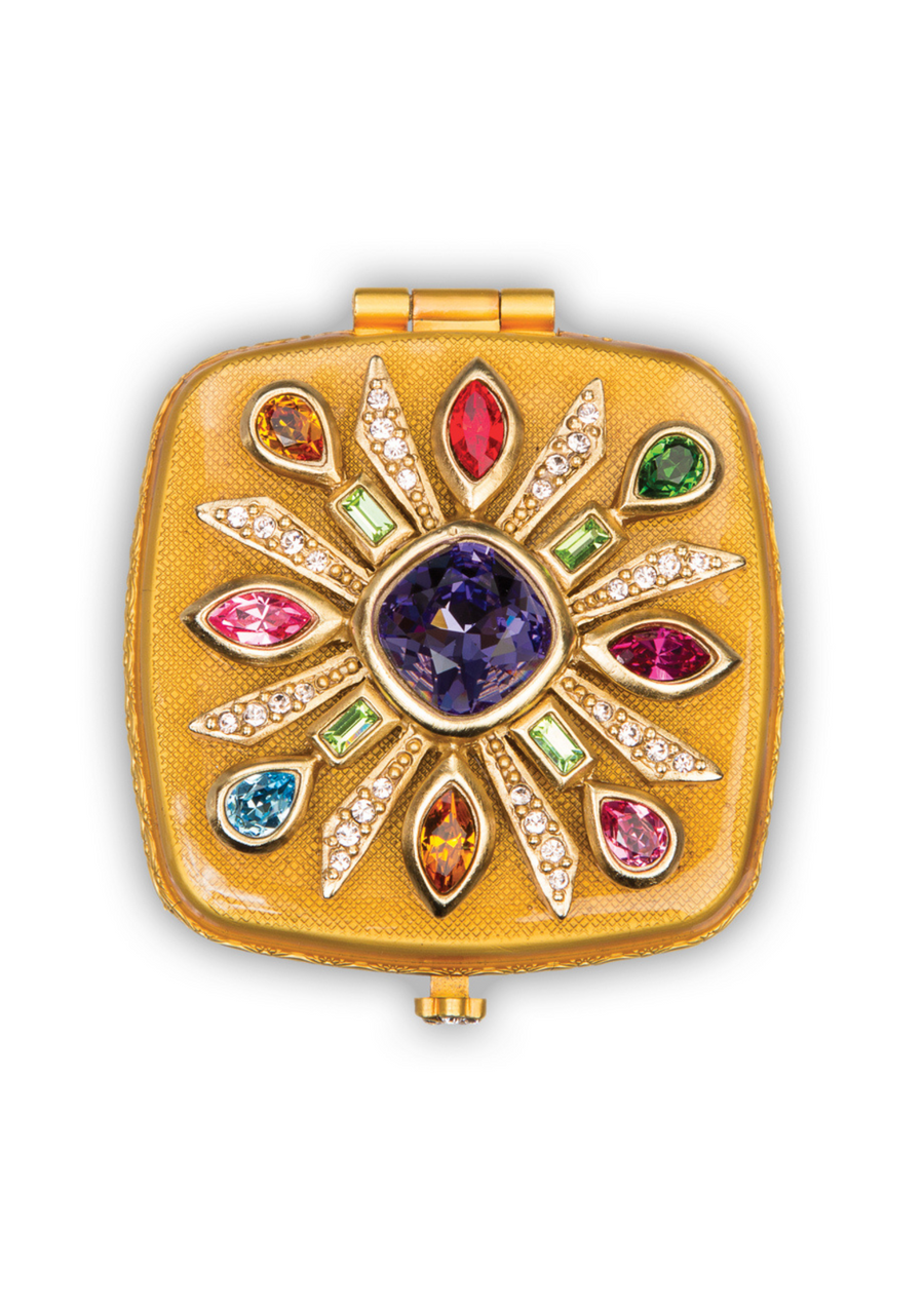 Schuyler Maltese Bejeweled Compact