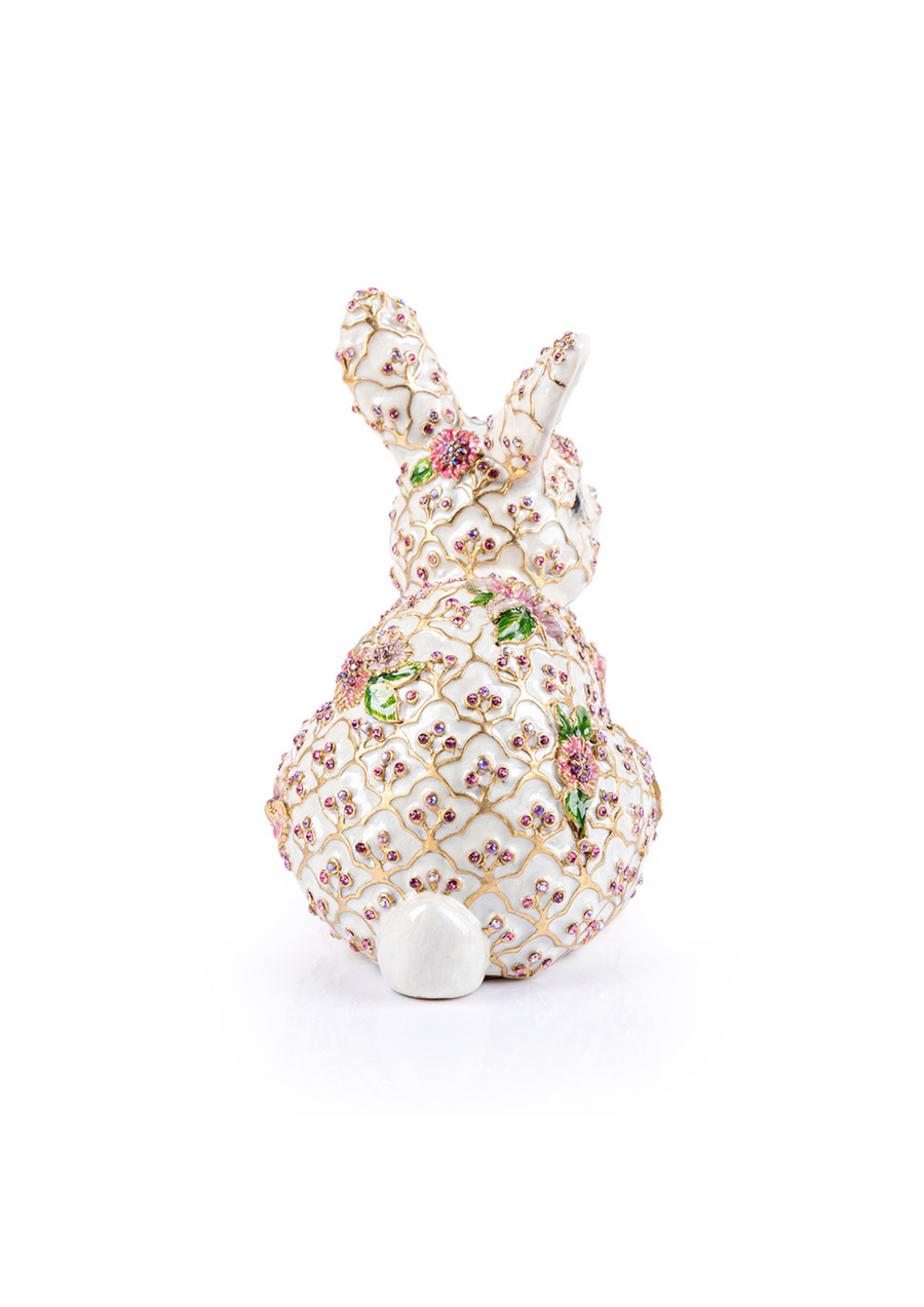 Jing Floral Rabbit Figurine