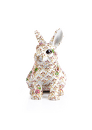 Jing Floral Rabbit Figurine