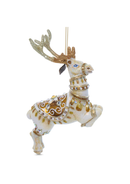 Blitzen Glass Ornament