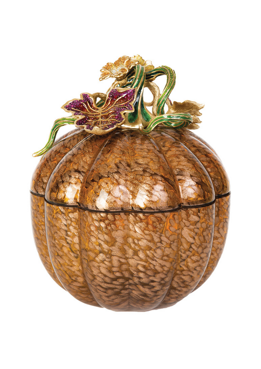 Dalton Leaf & Vine Jeweled Large Glass Jar