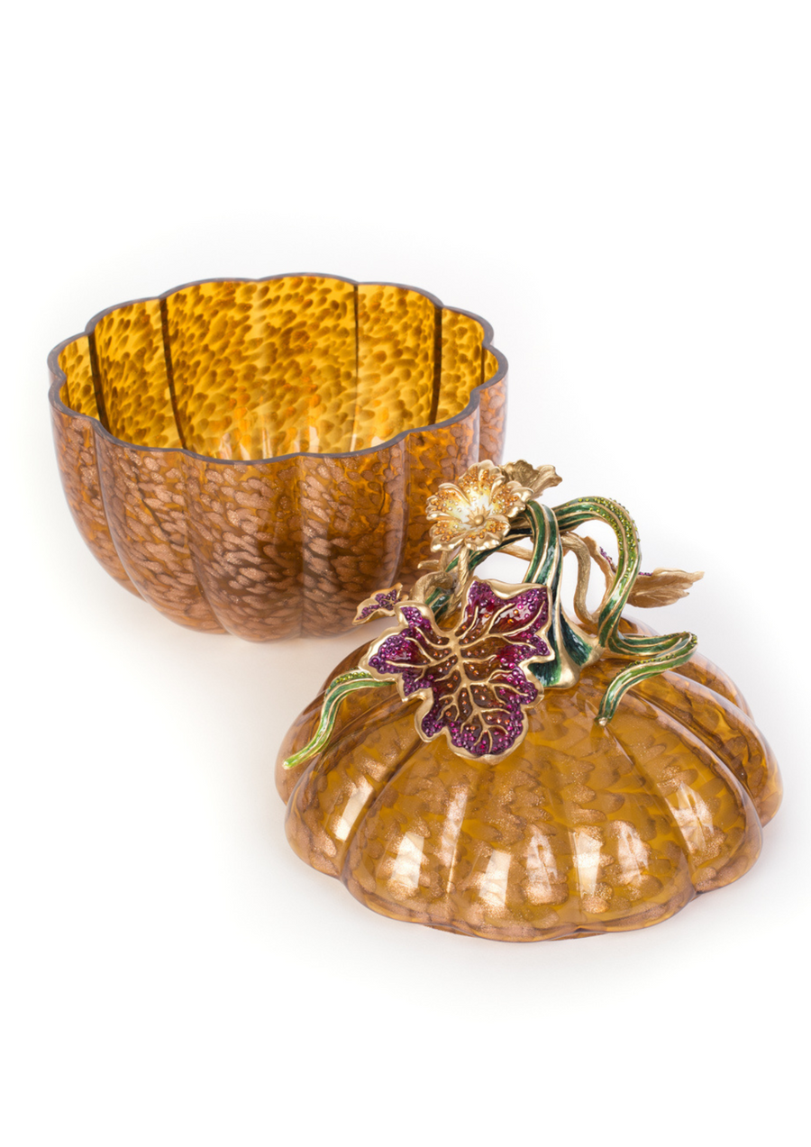 Dalton Leaf & Vine Jeweled Large Glass Jar