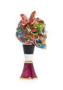 Calavera Skull Wine Stopper And Stand