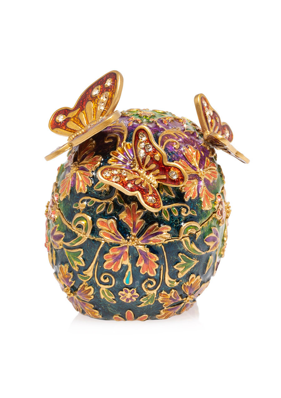 Rivera Skull With Butterflies Box