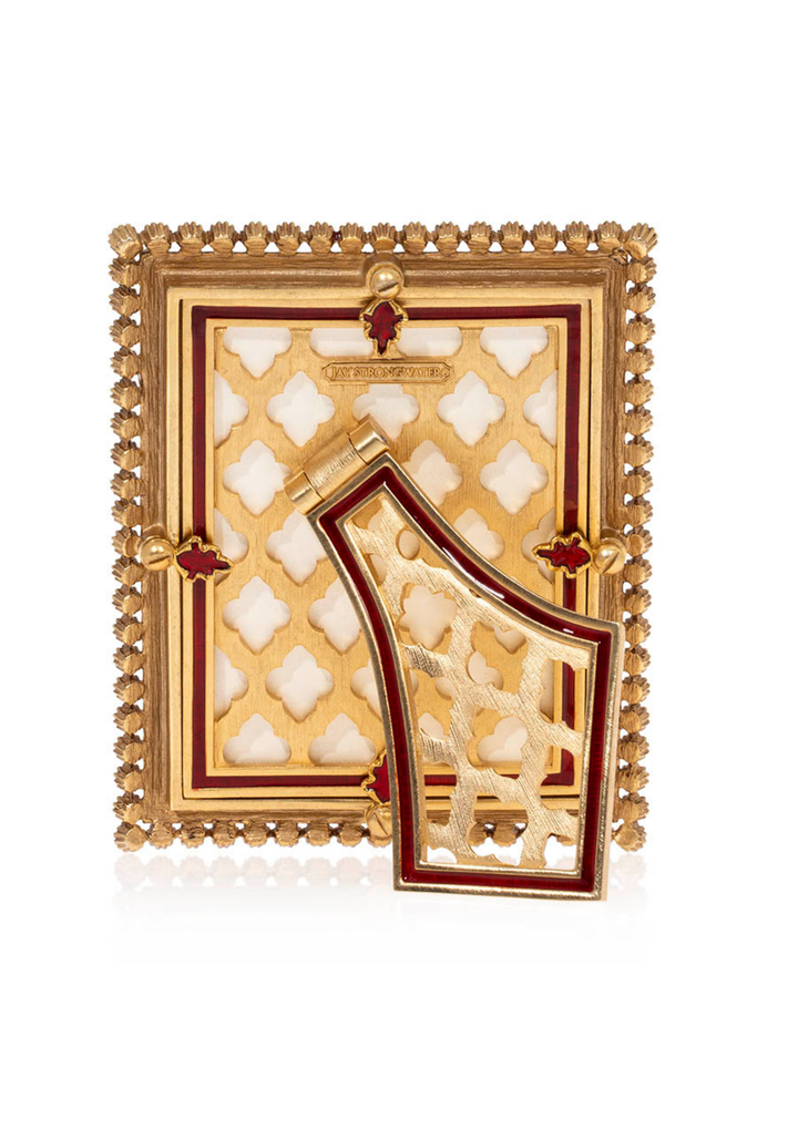 Emilia Stone Edge 3" x 4" Frame - Ruby