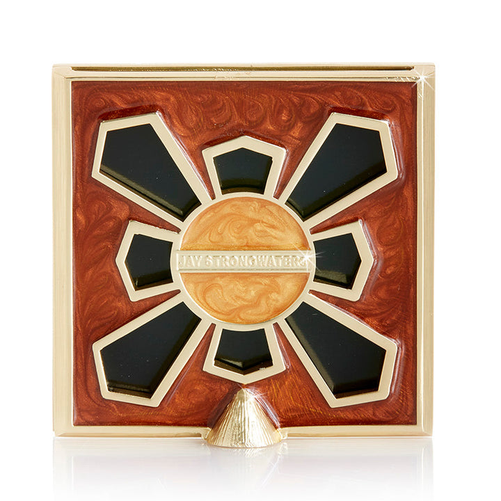 Leland Pavé Corner 2" Frame - Amber Leopard